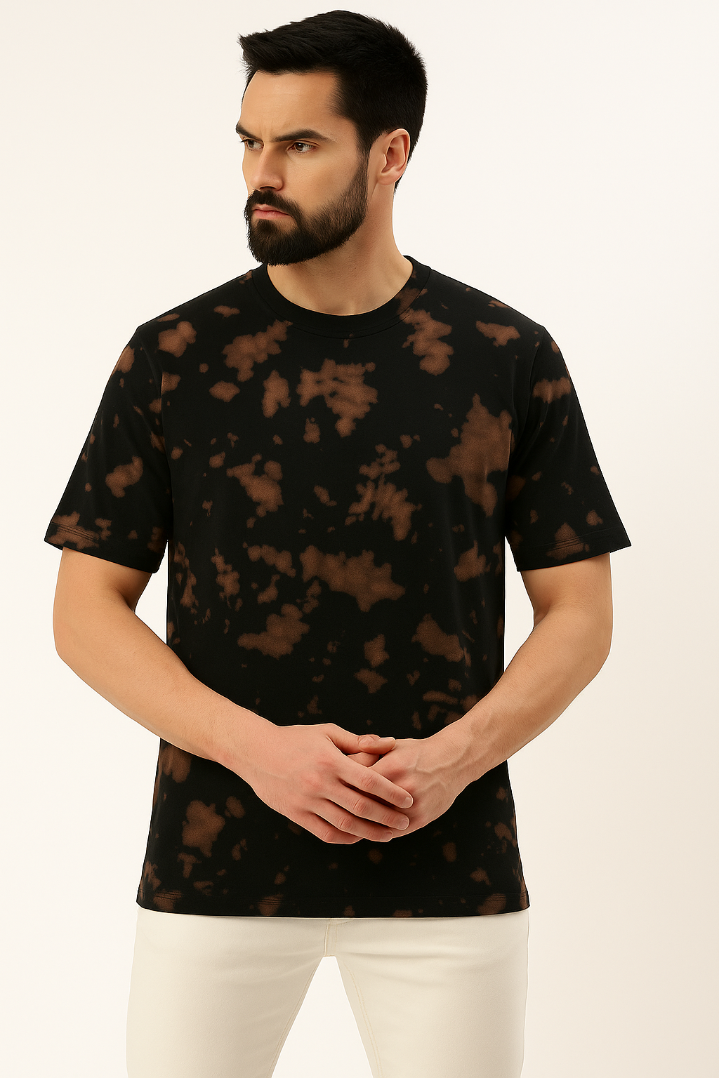 Black Bleach-Tie Style Statement