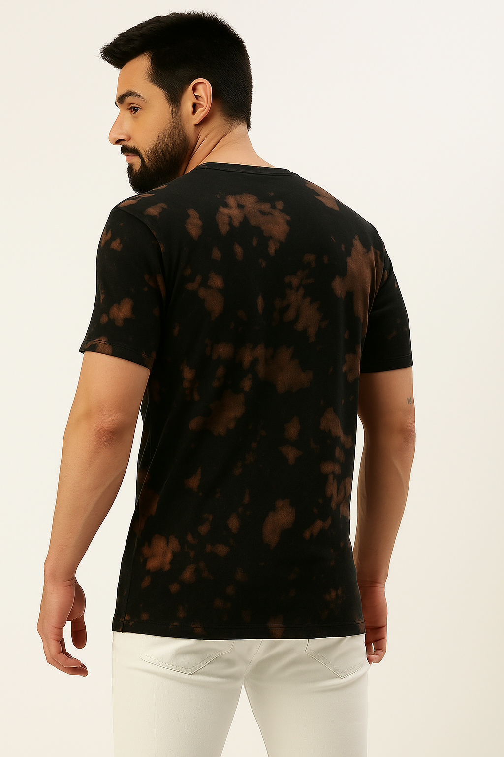 Black Bleach-Tie Style Statement