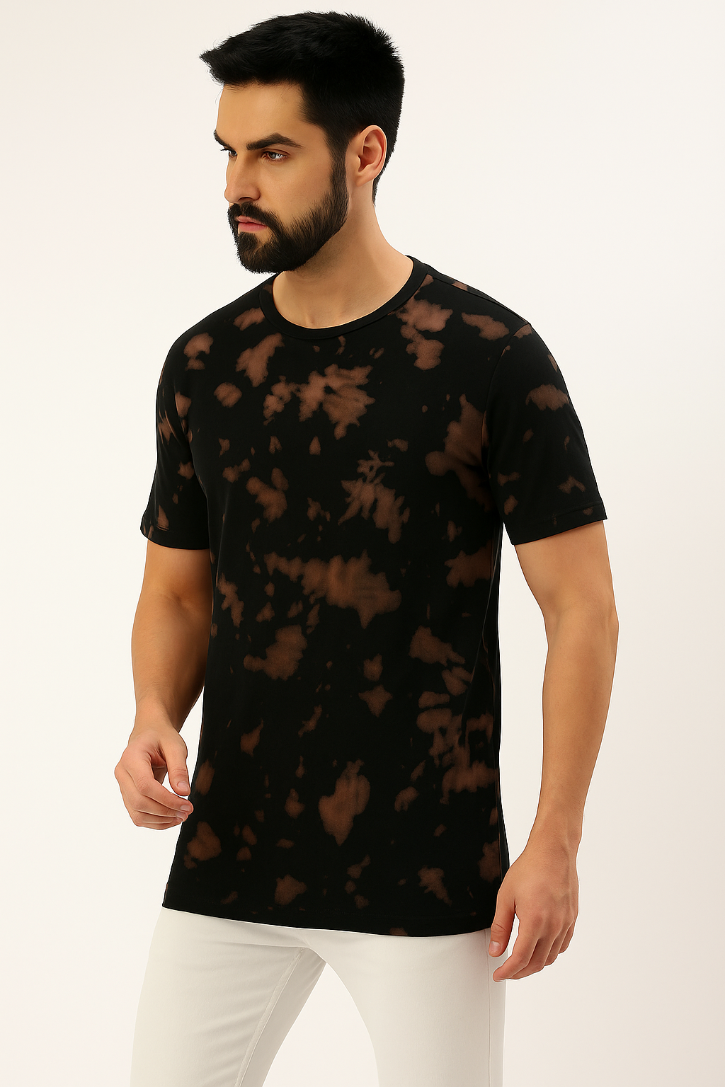 Black Bleach-Tie Style Statement
