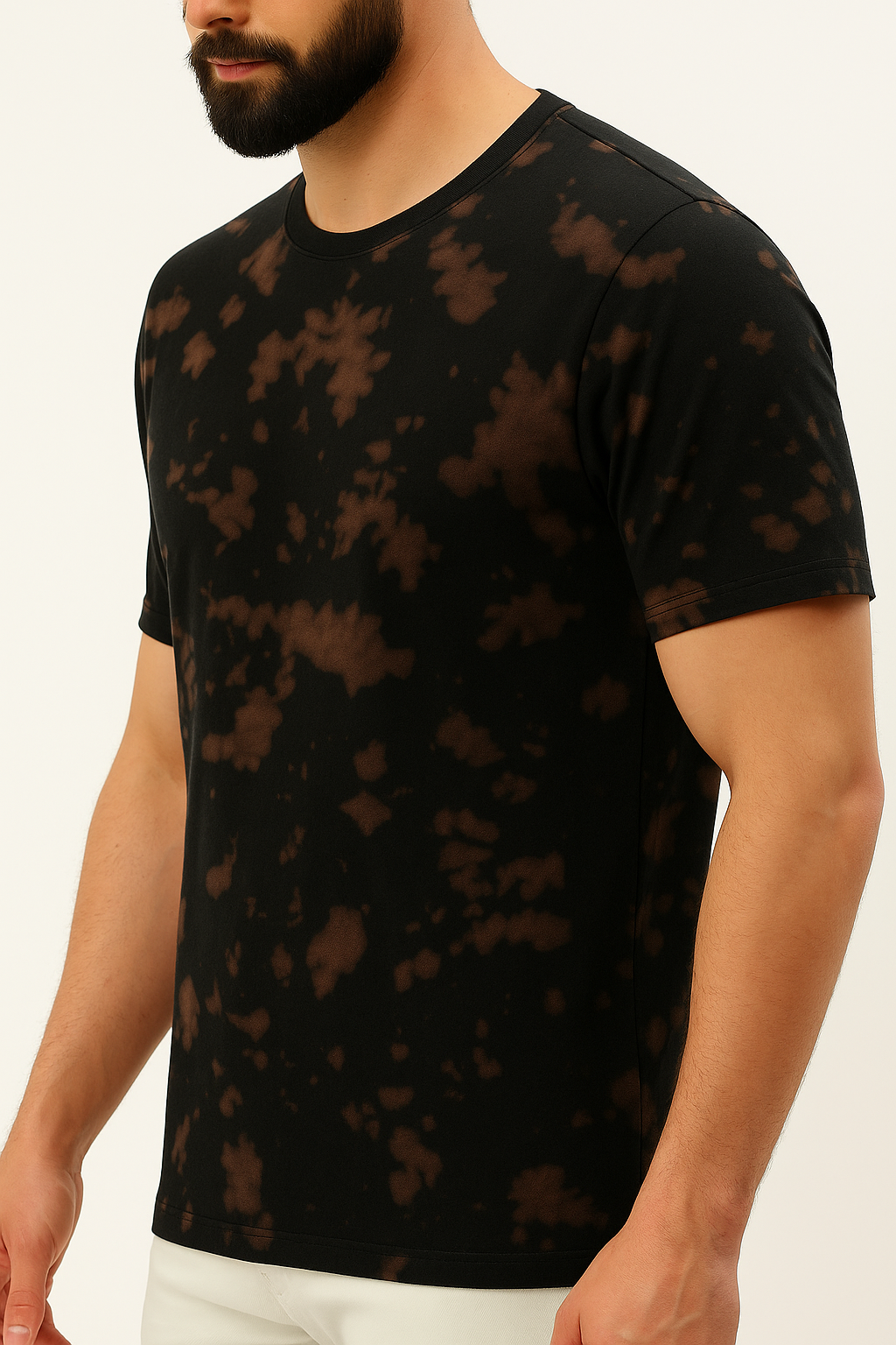 Black Bleach-Tie Style Statement